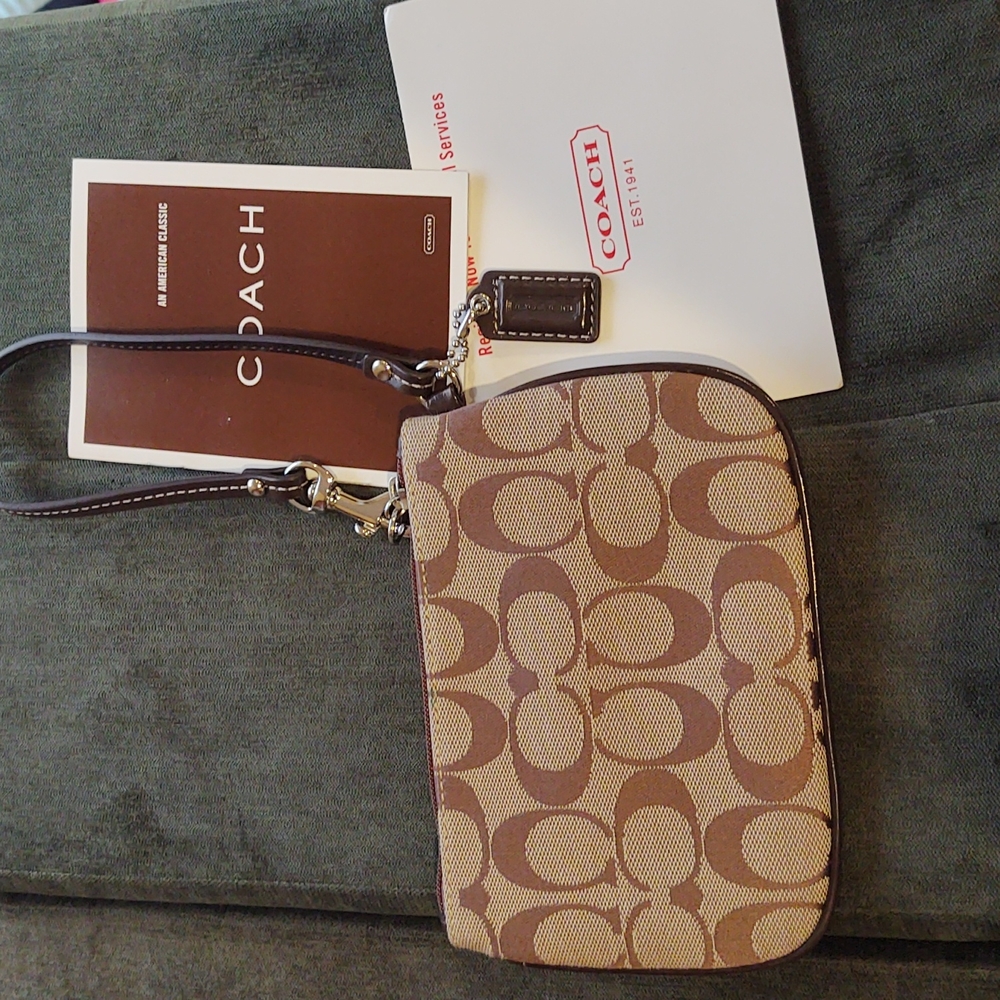 Coach wristlet